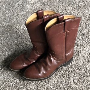Justin Roper Boots 8.5D in Brown